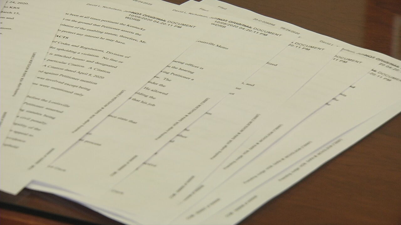 Dino's Food Mart appeal documents